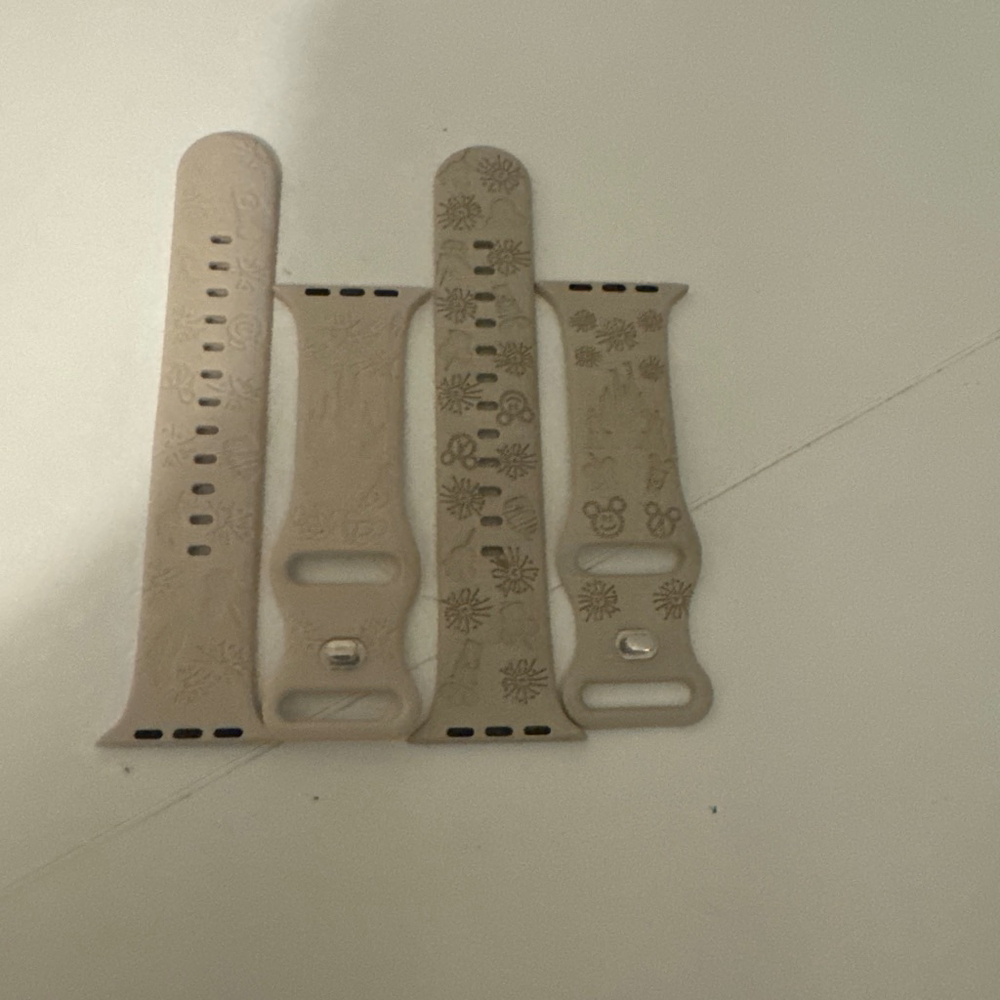 Unisex Unbranded Disney Theme Beige Watch Band, One Size